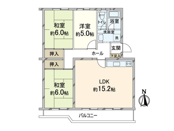 有楽箕面ハイツ5号棟 間取図(平面図) 有楽箕面ハイツ5号棟 間取図(平面図)