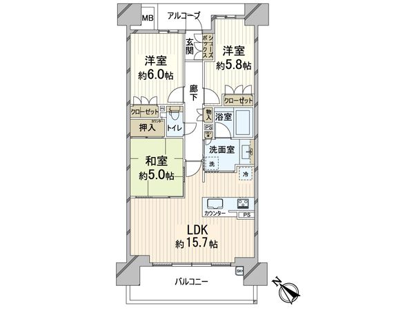 間取図(平面図)