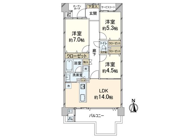 間取図(平面図)