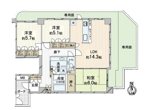 間取図(平面図)