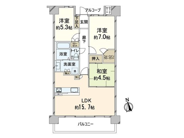 間取図(平面図)