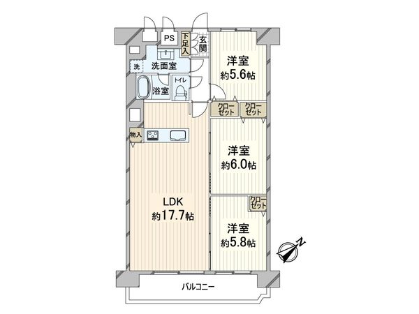 千里ガーデンハイツ 間取図(平面図) 千里ガーデンハイツ 間取図(平面図)