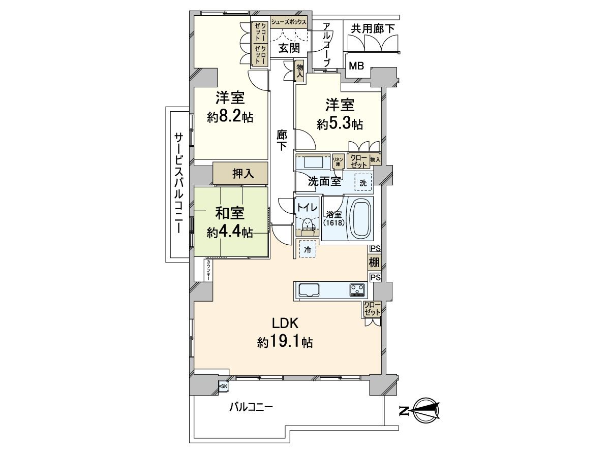 間取図(平面図)
