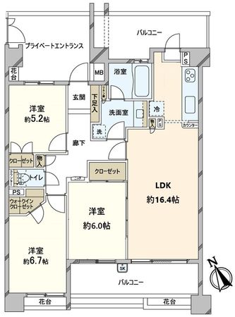 間取図(平面図)