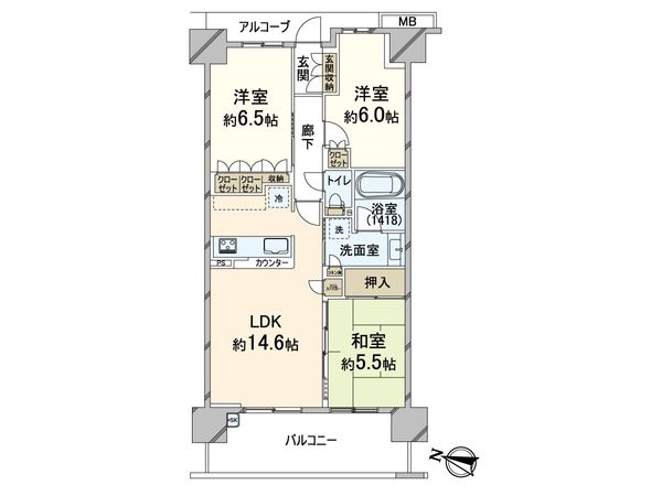 間取図(平面図)