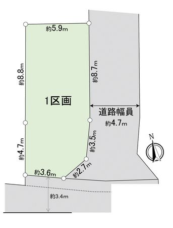 豊中市箕輪2丁目 1区画 土地 その他 豊中市箕輪2丁目 1区画 土地 その他