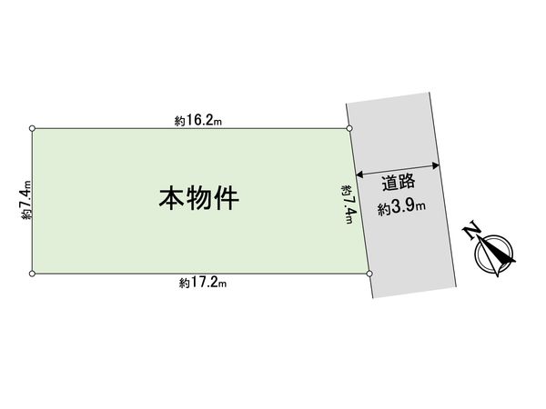 豊中市上野西4丁目 土地 区画図 豊中市上野西4丁目 土地 区画図