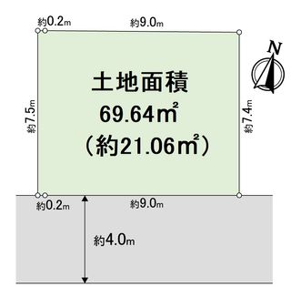大阪府豊中市夕日丘2丁目 区画図