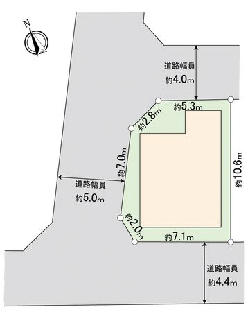 豊中市宮山町4丁目 土地 区画図 豊中市宮山町4丁目 土地 区画図