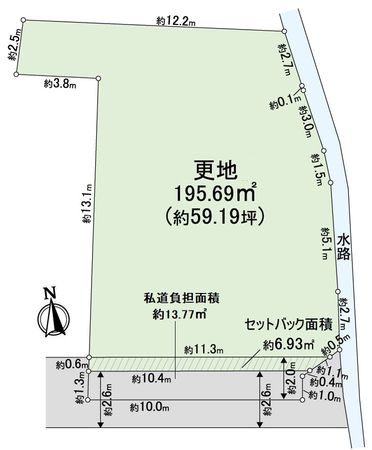 豊中市螢池東町1丁目 土地 区画図 豊中市螢池東町1丁目 土地 区画図