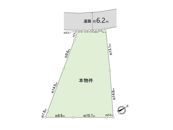 東豊中町3丁目 土地 区画図 東豊中町3丁目 土地 区画図