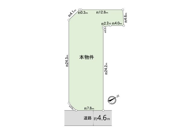 東豊中町3丁目 土地 区画図 東豊中町3丁目 土地 区画図