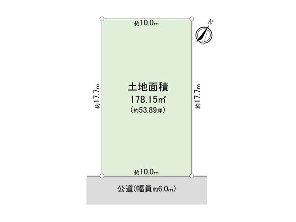 豊中市南桜塚3丁目 土地 区画図