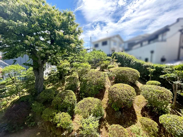 既存建物2階から東側を望む眺望