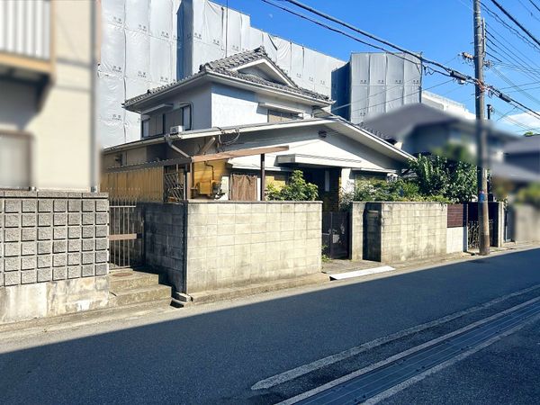 豊中市上野西1丁目 土地 前面道路含む外観