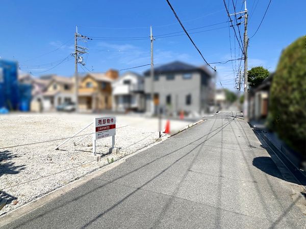 豊中市千里園2丁目 土地 前面道路含む外観