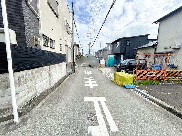 豊中市勝部2丁目 新築戸建 2号棟 前面道路含む外観