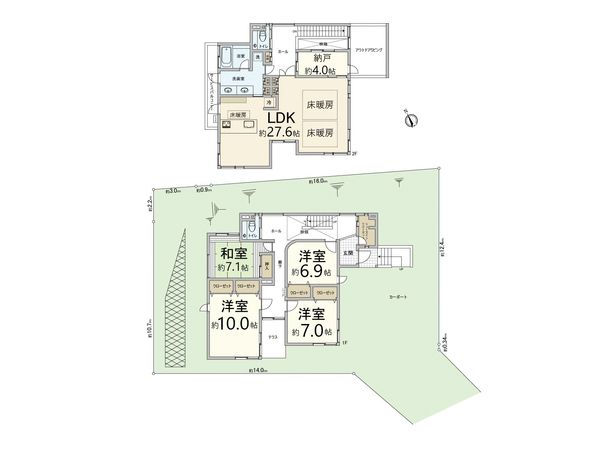 東豊中町3丁目 新築戸建 間取図(平面図)