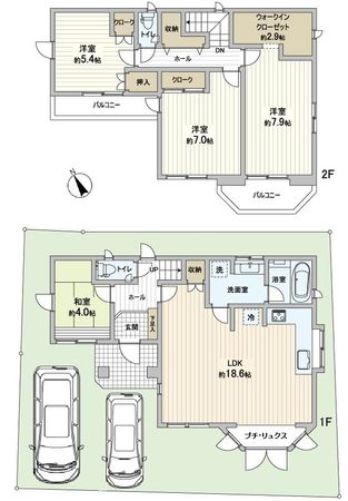 豊中市南桜塚1丁目 戸建 間取図(平面図) 豊中市南桜塚1丁目 戸建 間取図(平面図)