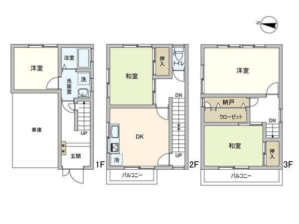 豊中市服部寿町2丁目 戸建 間取図(平面図) 豊中市服部寿町2丁目 戸建 間取図(平面図)