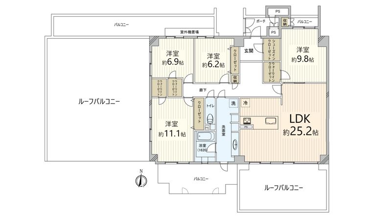 フォルム曽根 間取図(平面図) 間取図(平面図)