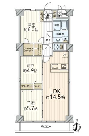 日商岩井グリーンサイドマンション 間取図(平面図) 日商岩井グリーンサイドマンション 間取図(平面図)