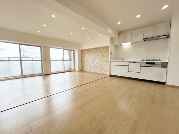 蛍池スカイハイツ リビング