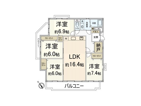 ハイム豊中 間取図(平面図) ハイム豊中 間取図(平面図)