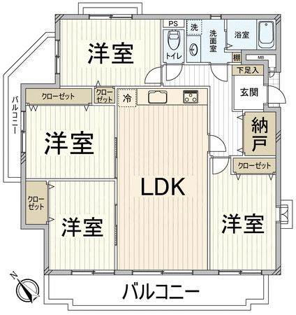 ハイム豊中 間取図(平面図) ハイム豊中 間取図(平面図)