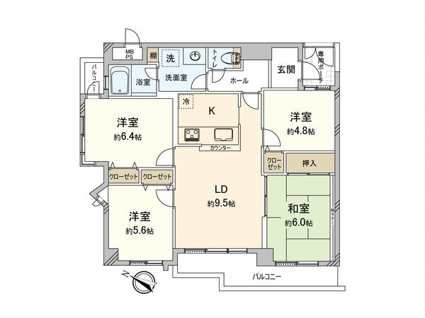 メゾンドール豊中上野東 間取図(平面図) メゾンドール豊中上野東 間取図(平面図)