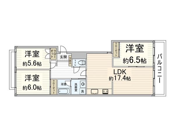 北桜塚パーク・ハイム 間取図(平面図) 北桜塚パーク・ハイム 間取図(平面図)