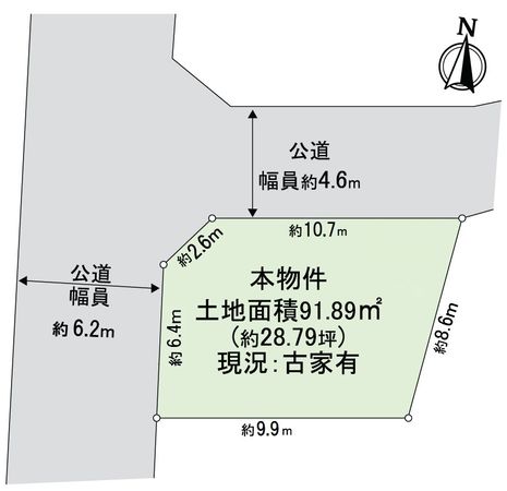 高槻市西真上一丁目 区画図