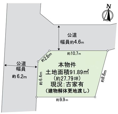 高槻市西真上一丁目 区画図