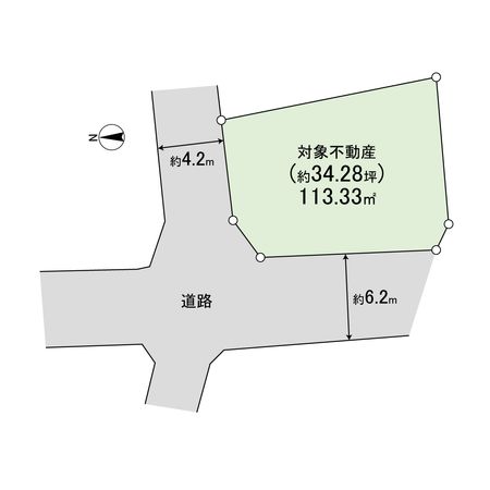 高槻市南大樋町 区画図 高槻市南大樋町 区画図