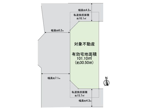高槻市赤大路町 区画図