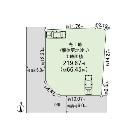 高槻市日吉台六番町 区画図 高槻市日吉台六番町 区画図