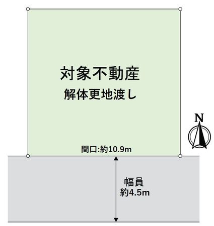 高槻市寿町3丁目 土地 区画図 高槻市寿町3丁目 土地 区画図