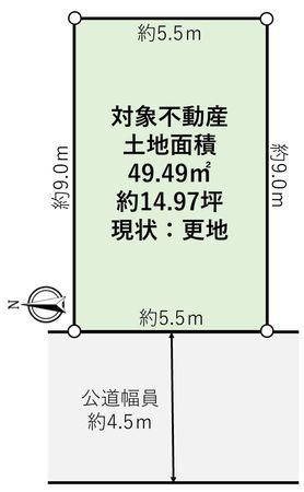 栄町二丁目 土地 区画図 栄町二丁目 土地 区画図