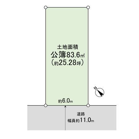 高槻市安岡寺町5丁目 区画図 高槻市安岡寺町5丁目 区画図