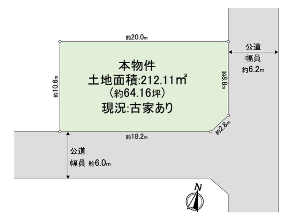 高槻市日吉台五番町 区画図 高槻市日吉台五番町 区画図