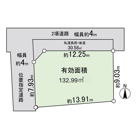 高槻市若松町 区画図