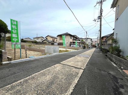 島本町水無瀬1丁目 3号地 前面道路含む外観