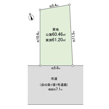 高槻市深沢本町 区画図 高槻市深沢本町 区画図