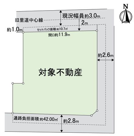 高槻市真上町1丁目 区画図 高槻市真上町1丁目 区画図