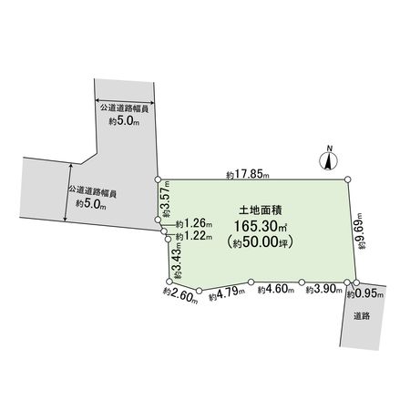 高槻市土室町 区画図 高槻市土室町 区画図