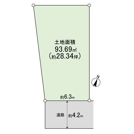 高槻市西之川原2丁目 区画図 高槻市西之川原2丁目 区画図