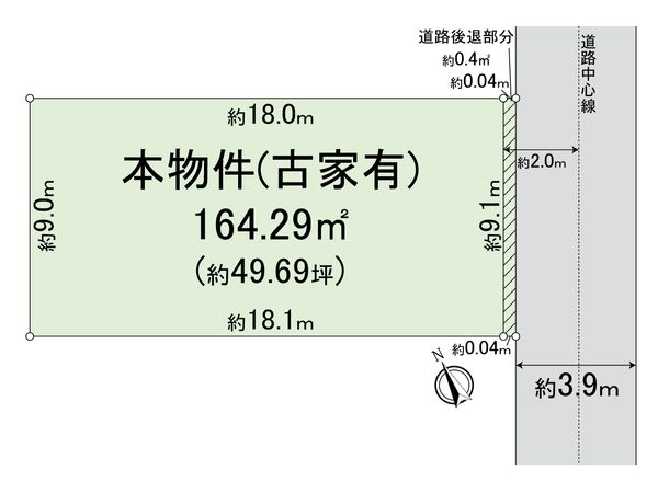 高槻市安岡寺町1丁目 区画図 高槻市安岡寺町1丁目 区画図
