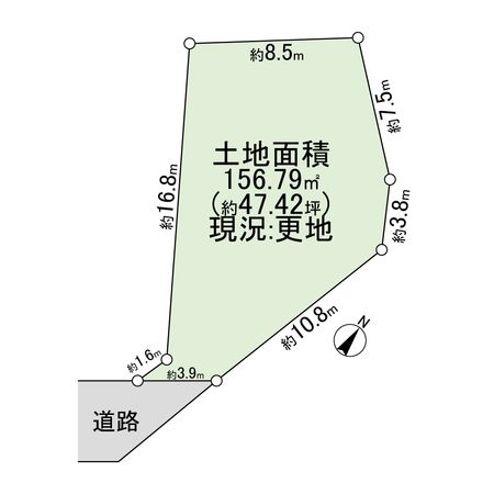 三島郡島本町江川2丁目 区画図 三島郡島本町江川2丁目 区画図