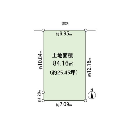 高槻市上本町 区画図 高槻市上本町 区画図