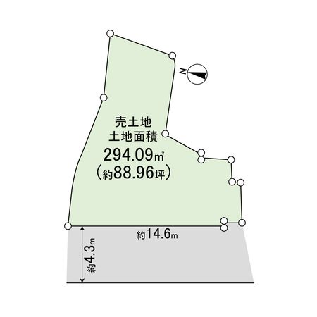高槻市成合東の町 区画図 高槻市成合東の町 区画図